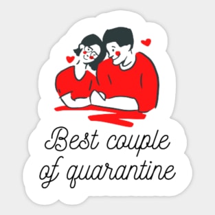 Best Couple of Quarantine Sticker